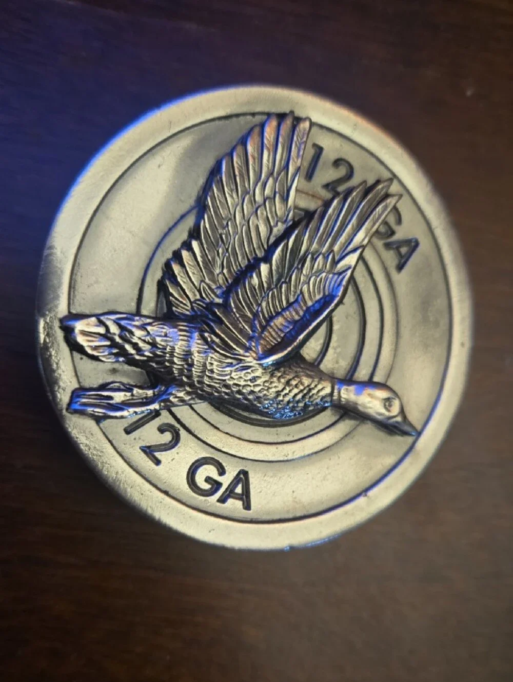 Silver Duck 12 GA Bird-Themed Decorative Accent - Rare!